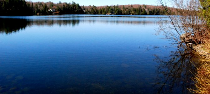 How the ice went away on Clear lake in early May 2018.