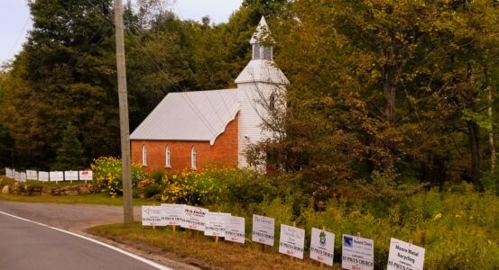 L'église St-Paul la veille de l'évènement du 17 septembre.