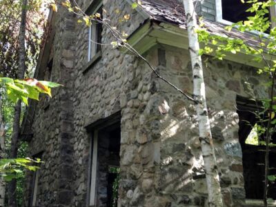 It was a beautiful stone house.